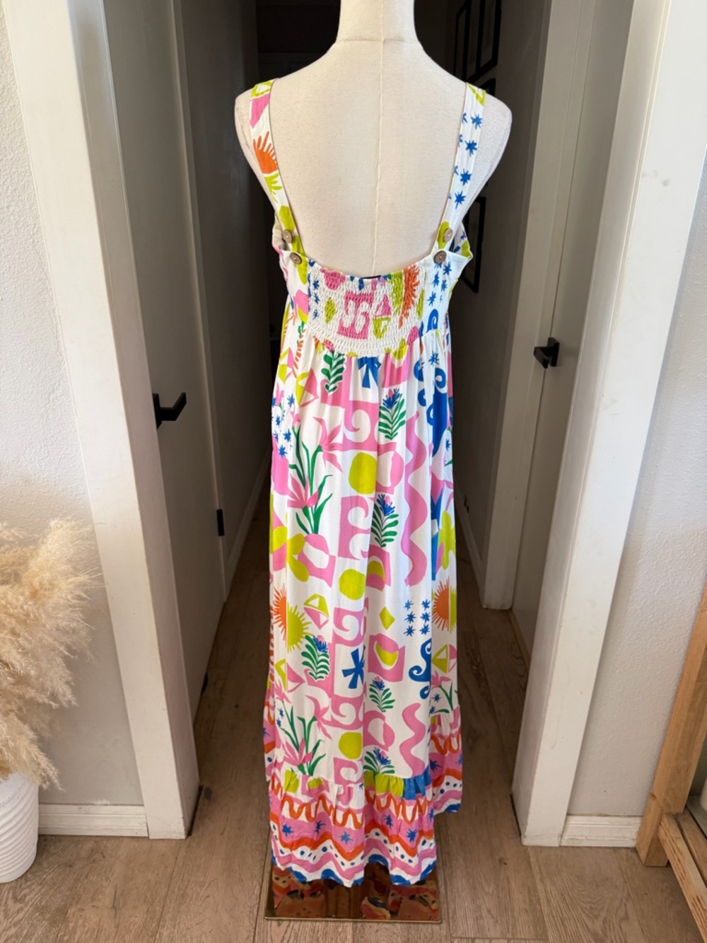Petal & Pup Greer Mercedes Print Maxi Dress Sz M NEW - Picture 8 of 11